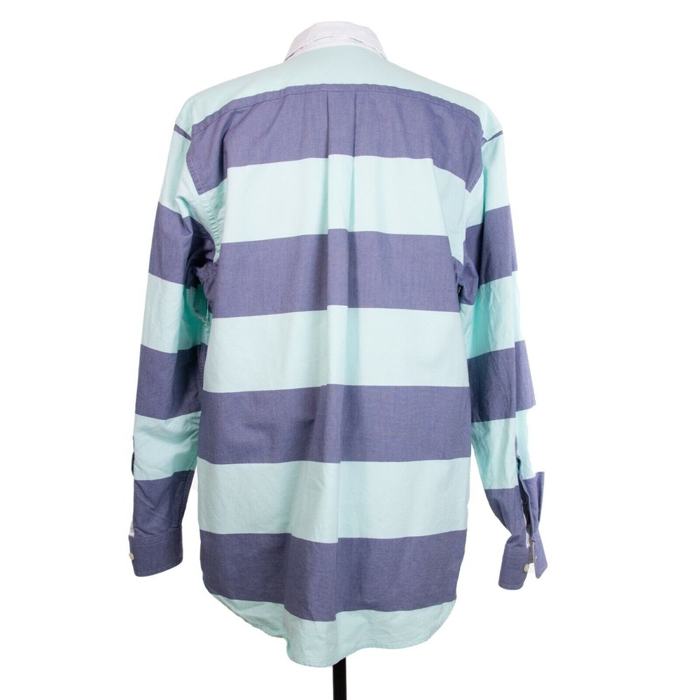 Vineyard Vines Blue and White Striped Casual Button Down Shirt - Picture 6 of 8